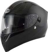 Vcan H128 Full Face Motorcycle Helmet - Gloss Black
